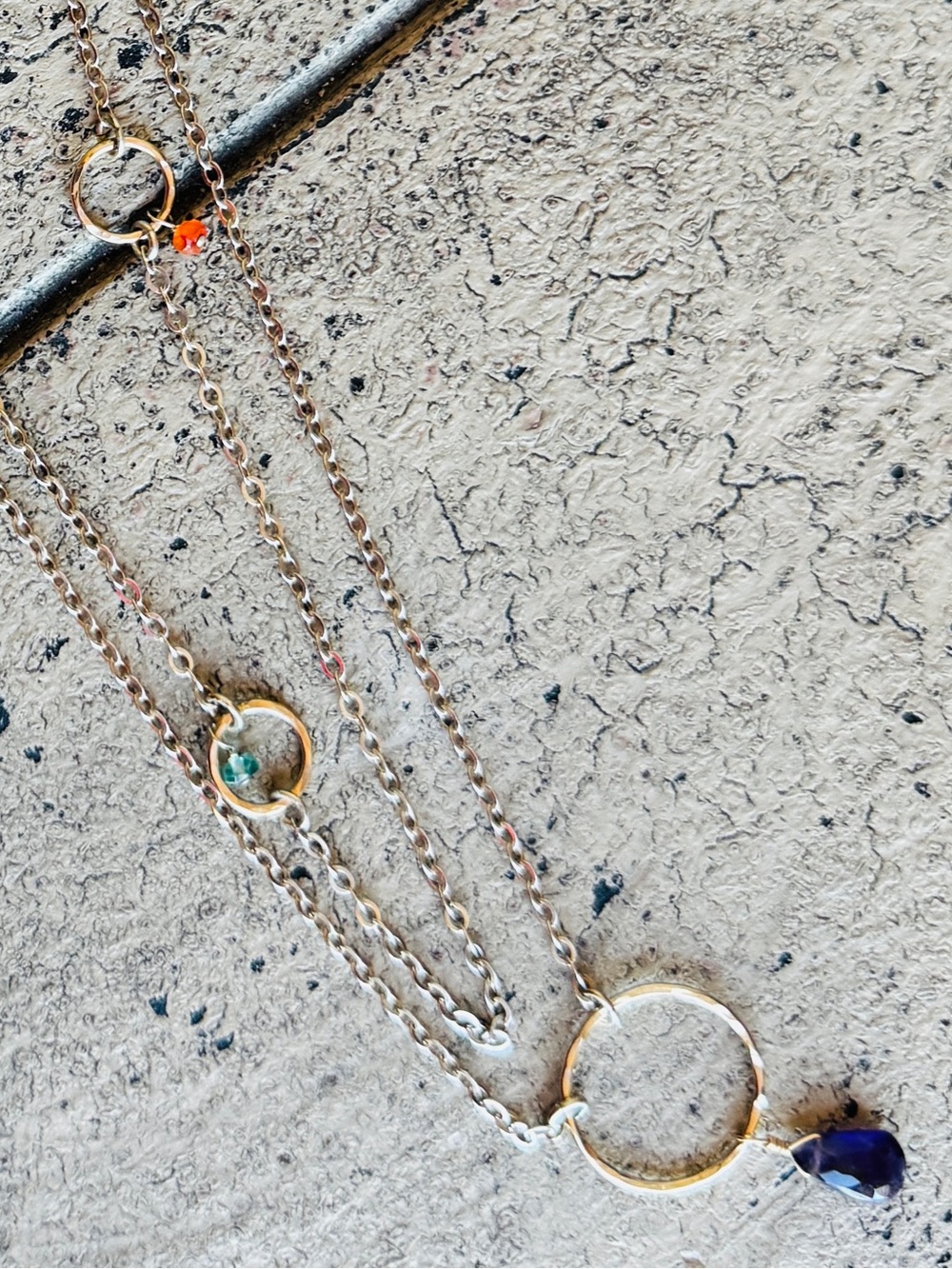 Sundance Sterling Silver Two Layer Necklace
